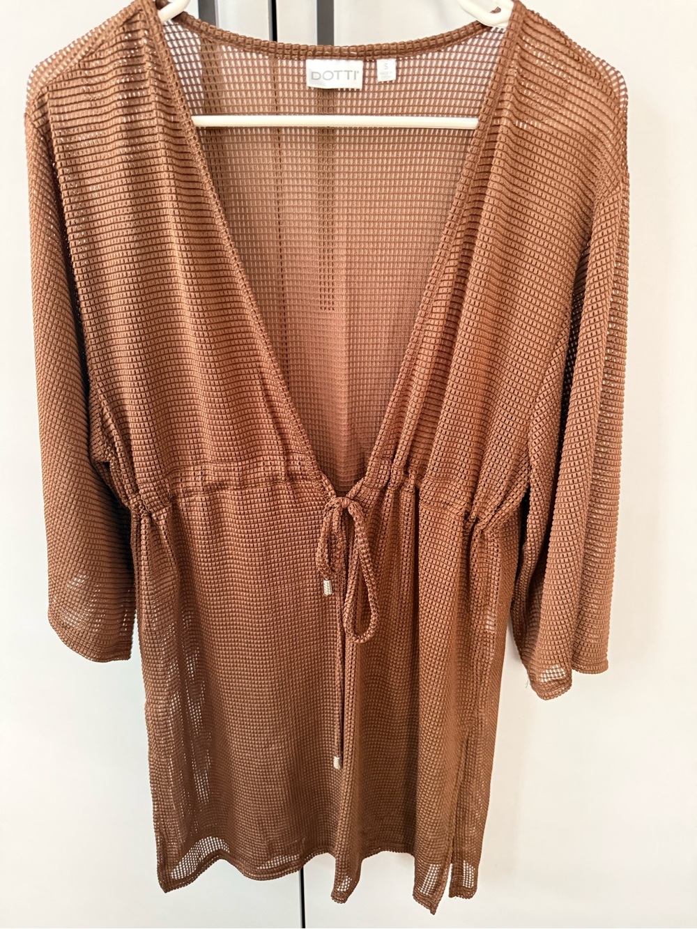 Dotti Women's Mesh Cover-Up in Brown